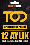 TOD 12 Aylık Spor Ekstra Paketi (Web, Cep, Tablet, Smart TV)